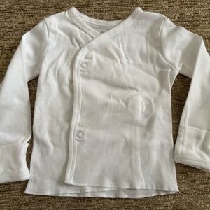 Carter's White Long Sleeve Kids Tee